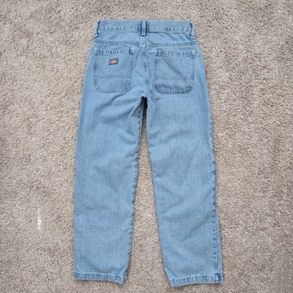 Dickies Loose Fit Double Knee Jeans Men's Light Wash Rugged Work Everyday 29x32 - Picture 2 of 8